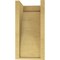 Ekena Millwork 7"W x 7"D x 14"H Wide Burlington Rough Cedar Woodgrain TimberThane Corbel, Primed Tan CORUR07X07X14BURRCPR - alternate 6